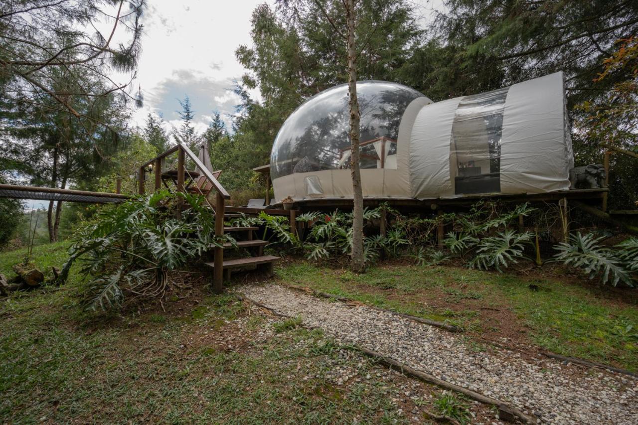 מלון אל רטירו Bubblesky Glamping 40 Min From Medellin מראה חיצוני תמונה
