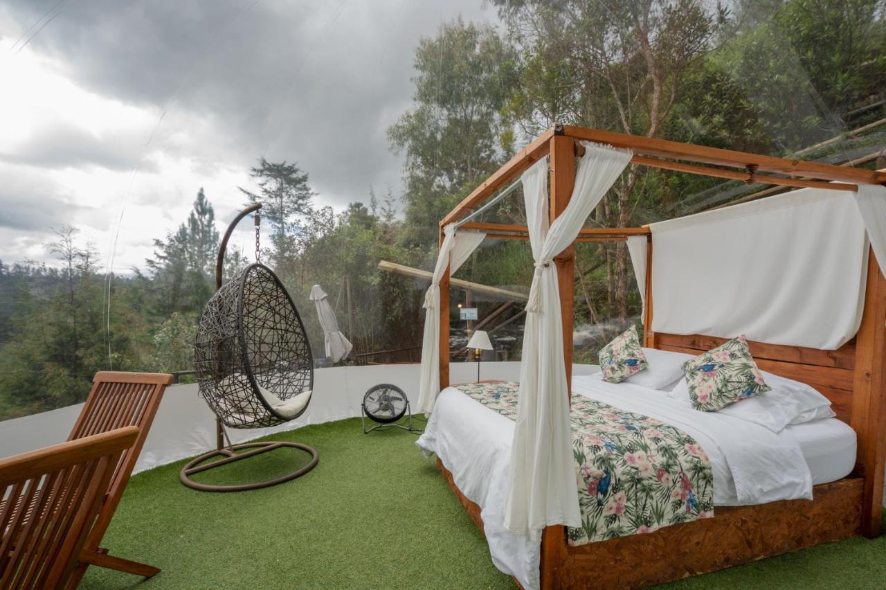 מלון אל רטירו Bubblesky Glamping 40 Min From Medellin מראה חיצוני תמונה