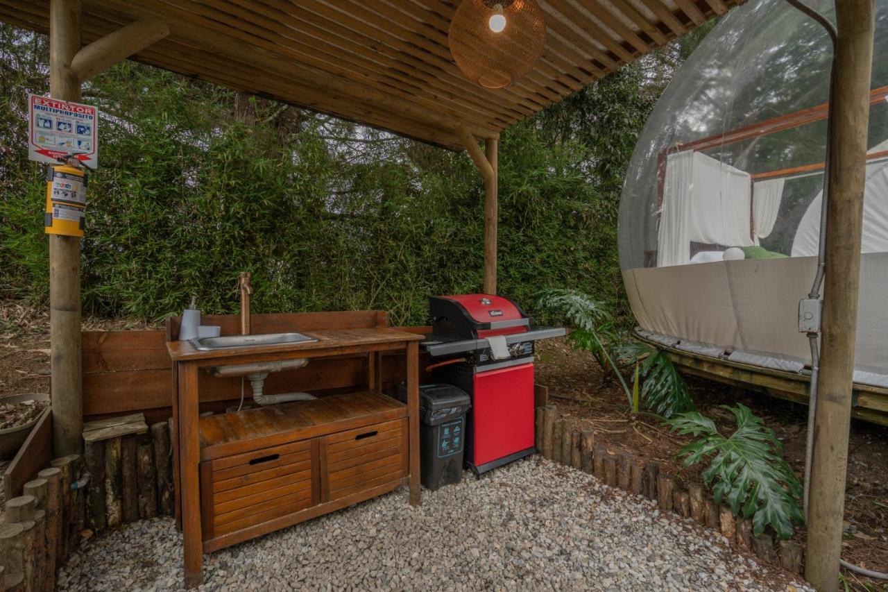 מלון אל רטירו Bubblesky Glamping 40 Min From Medellin מראה חיצוני תמונה