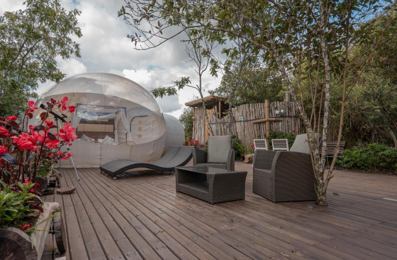 מלון אל רטירו Bubblesky Glamping 40 Min From Medellin מראה חיצוני תמונה
