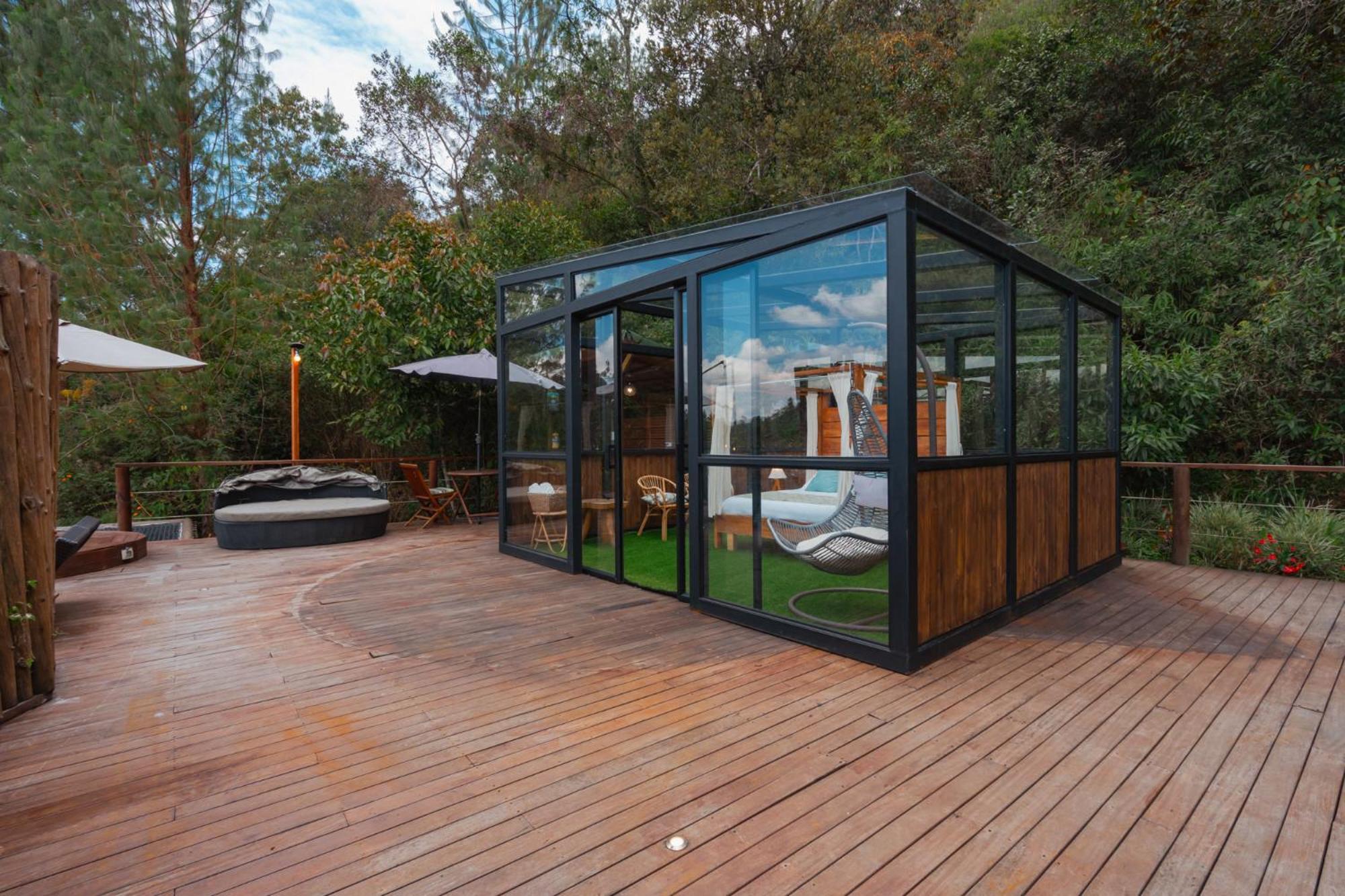 מלון אל רטירו Bubblesky Glamping 40 Min From Medellin מראה חיצוני תמונה
