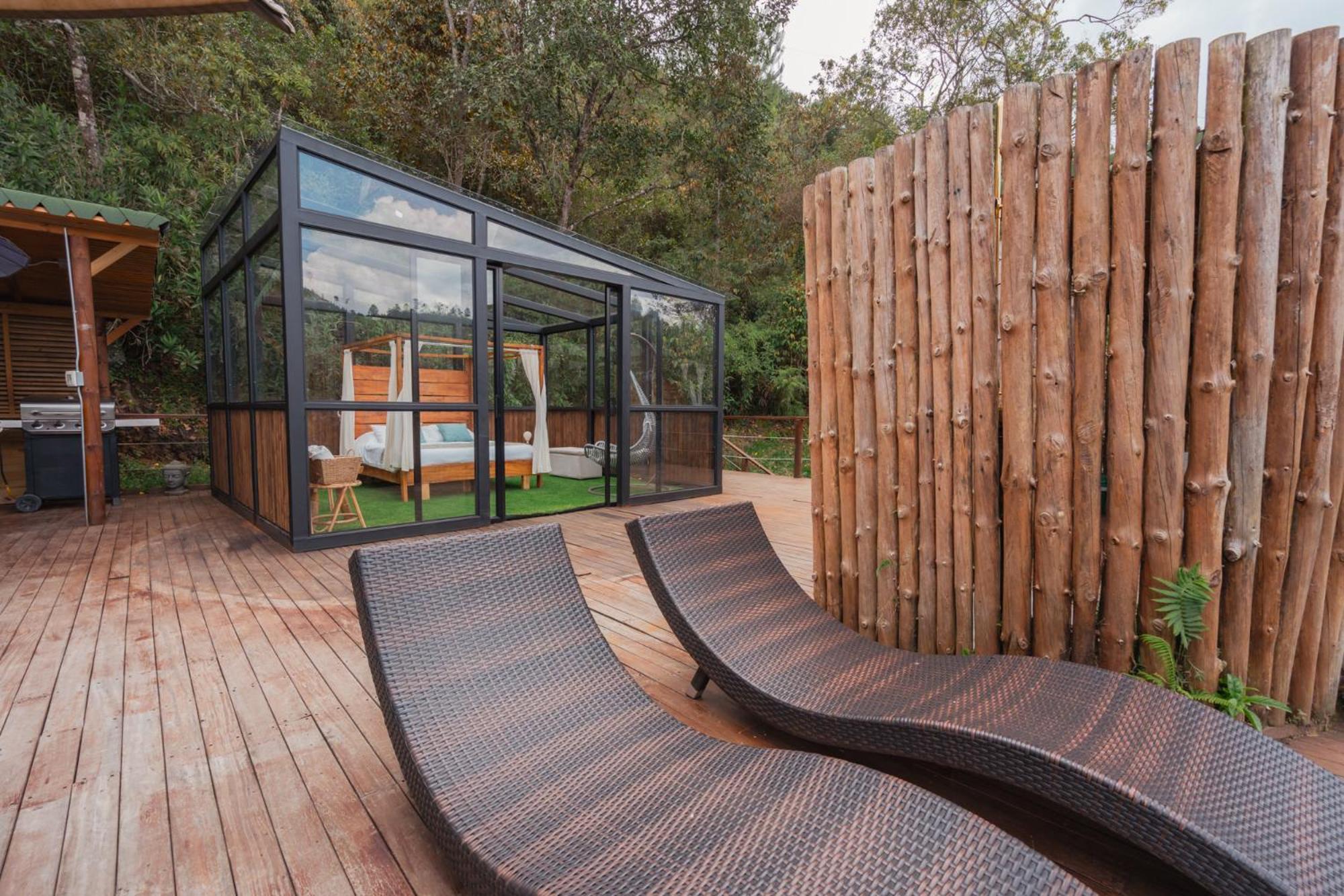 מלון אל רטירו Bubblesky Glamping 40 Min From Medellin מראה חיצוני תמונה