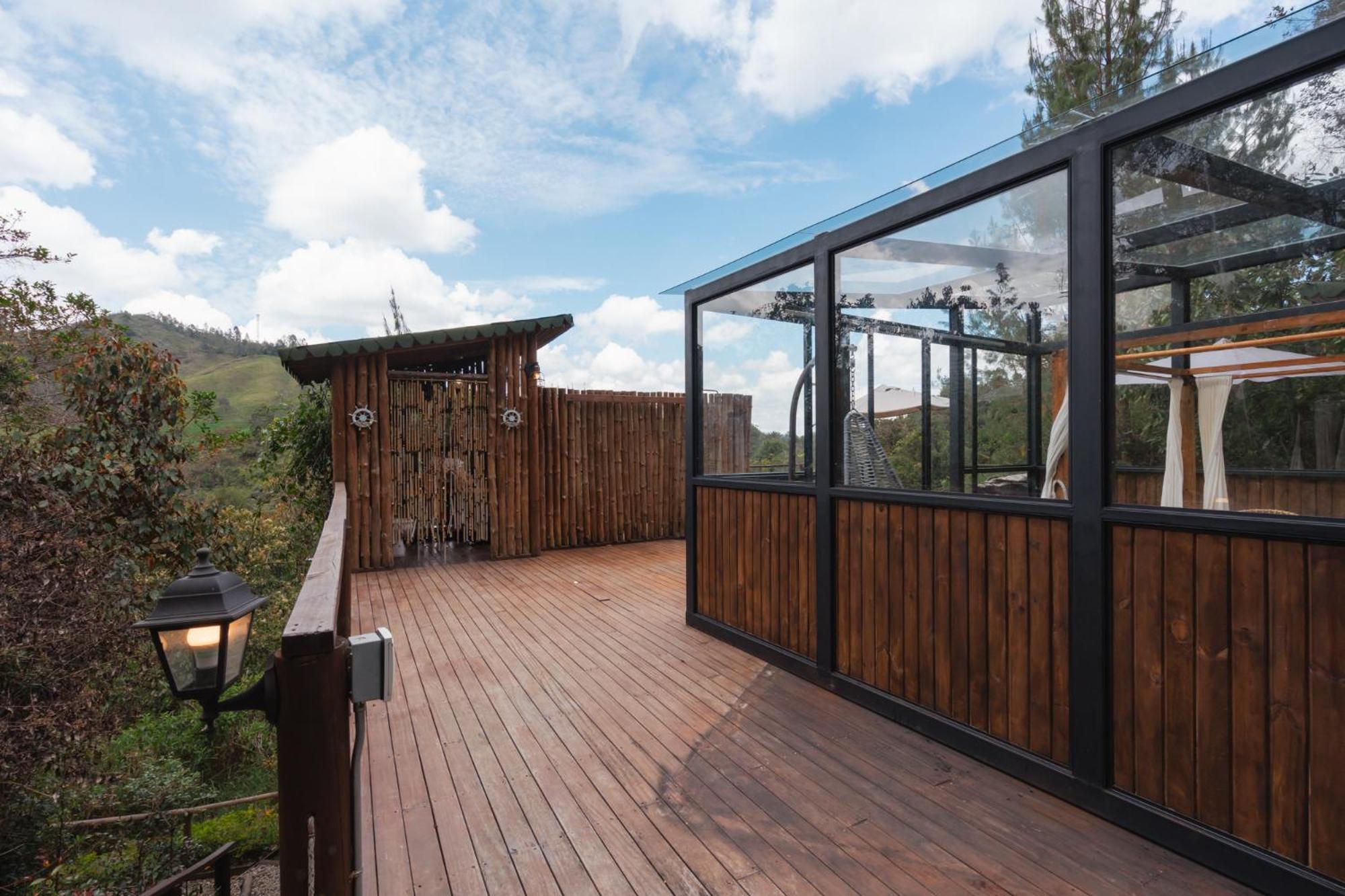 מלון אל רטירו Bubblesky Glamping 40 Min From Medellin מראה חיצוני תמונה